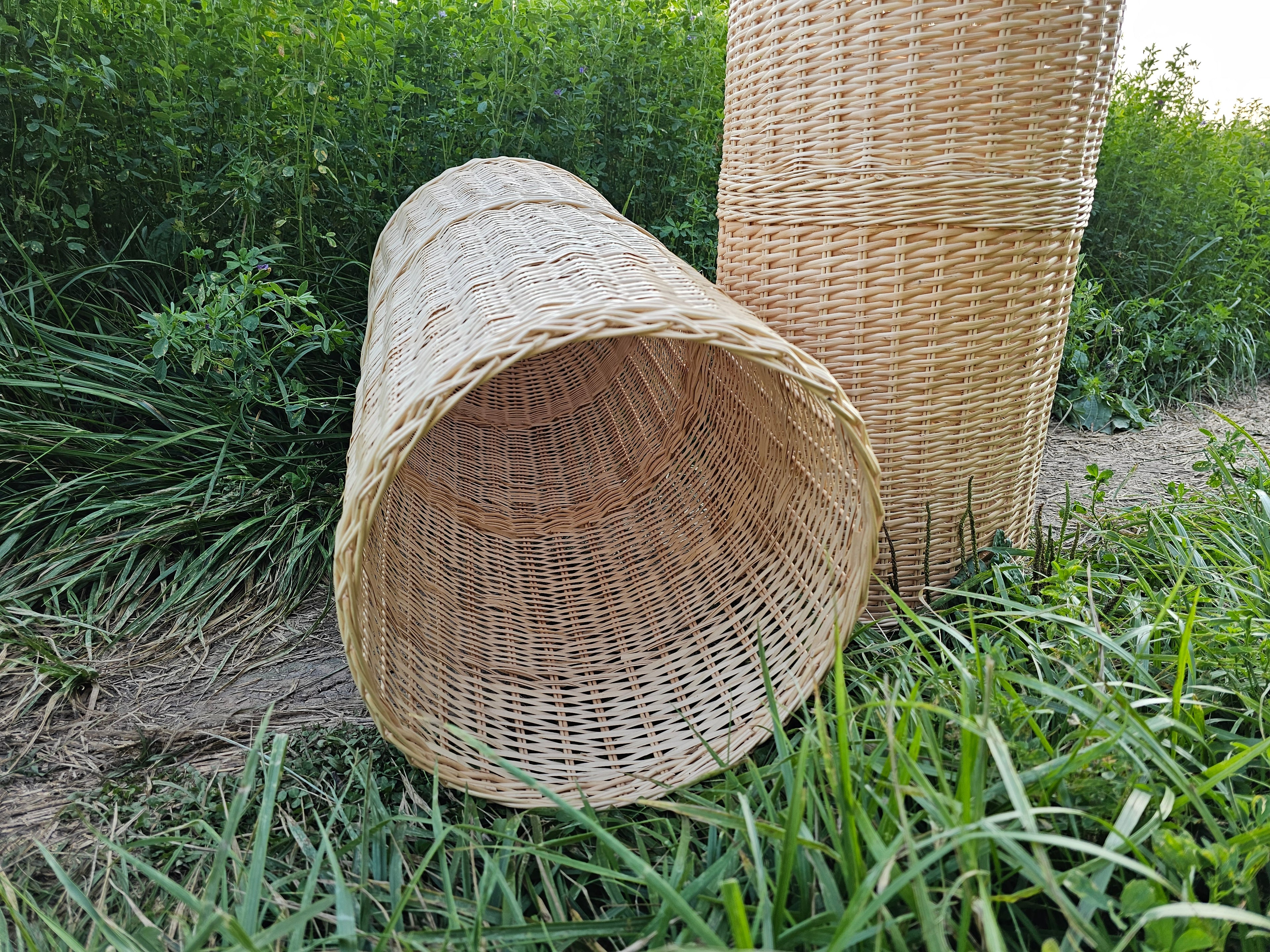 Wicker gas cylinder cover 034b