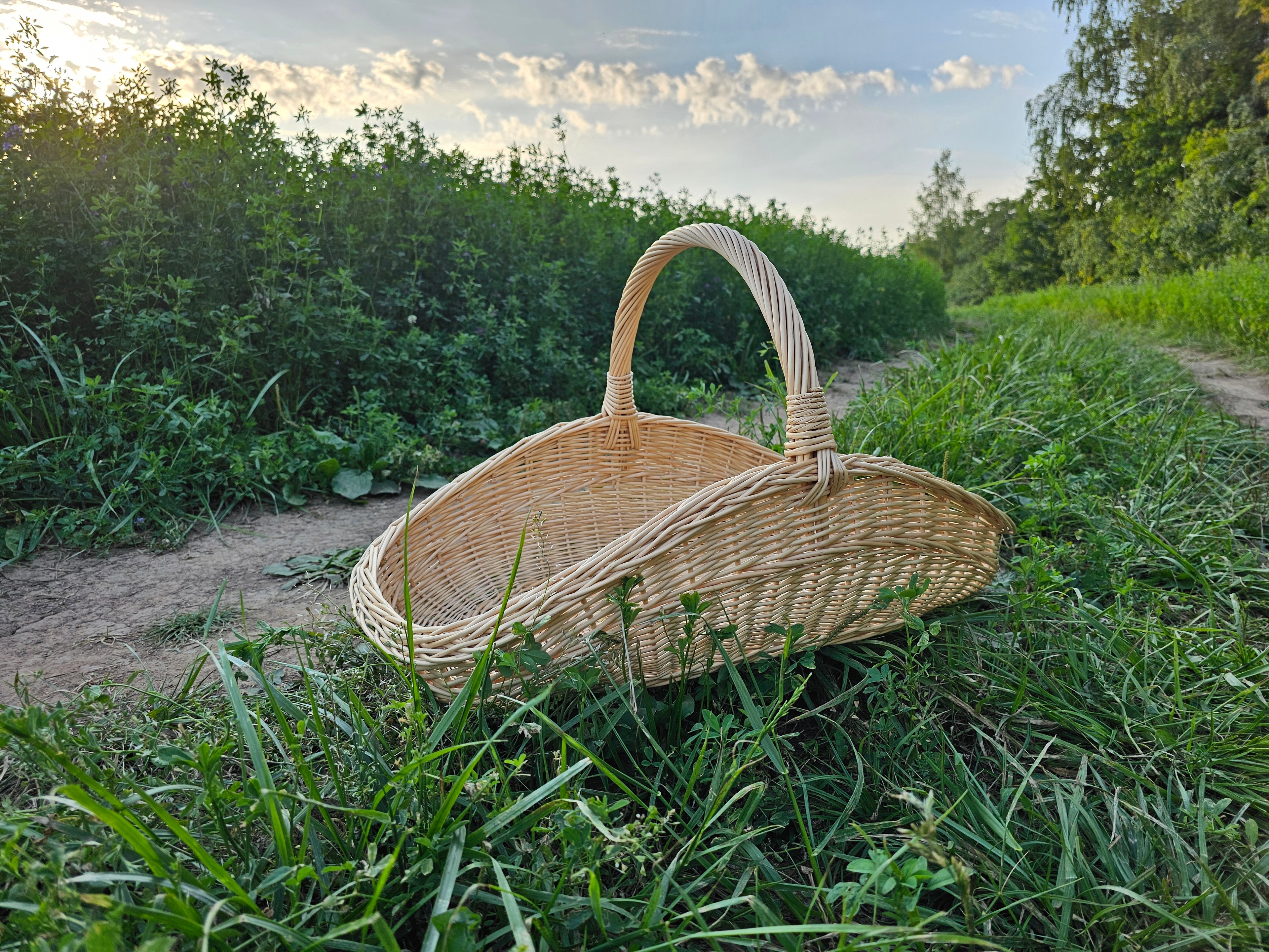 Large Wicker Garden Trug 027b-3