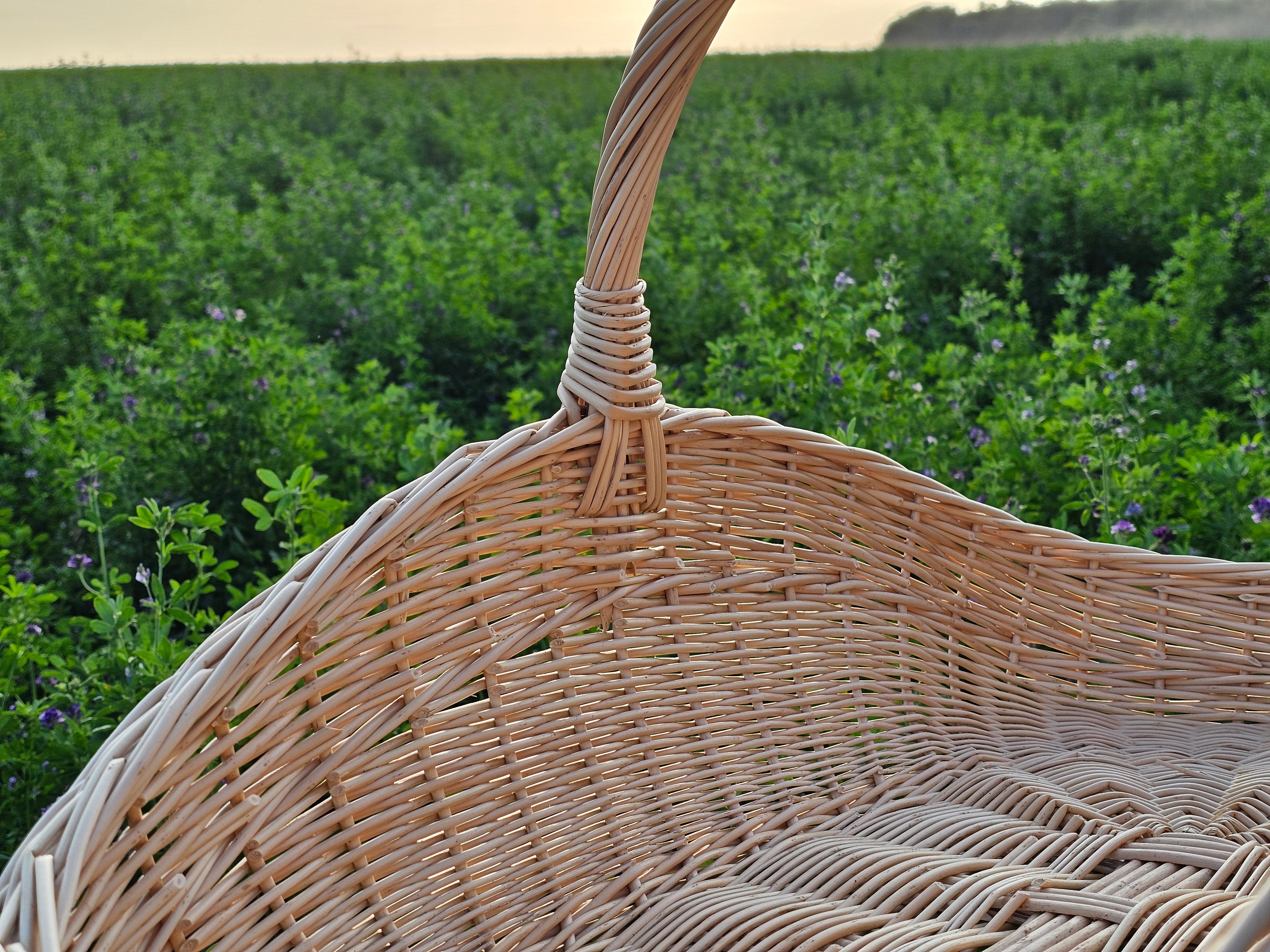 Large Wicker Garden Trug 027b-3