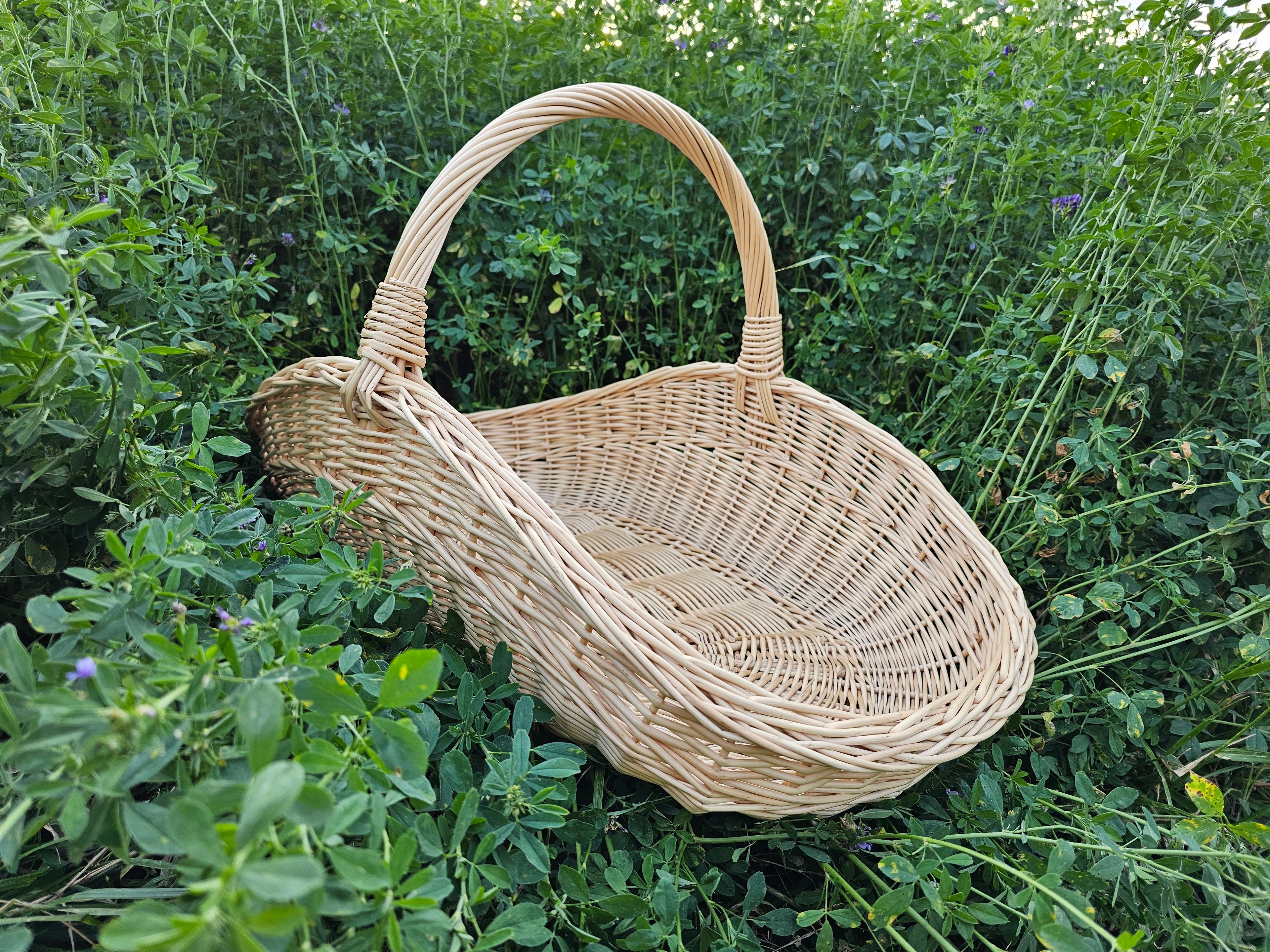 Large Wicker Garden Trug 027b-3