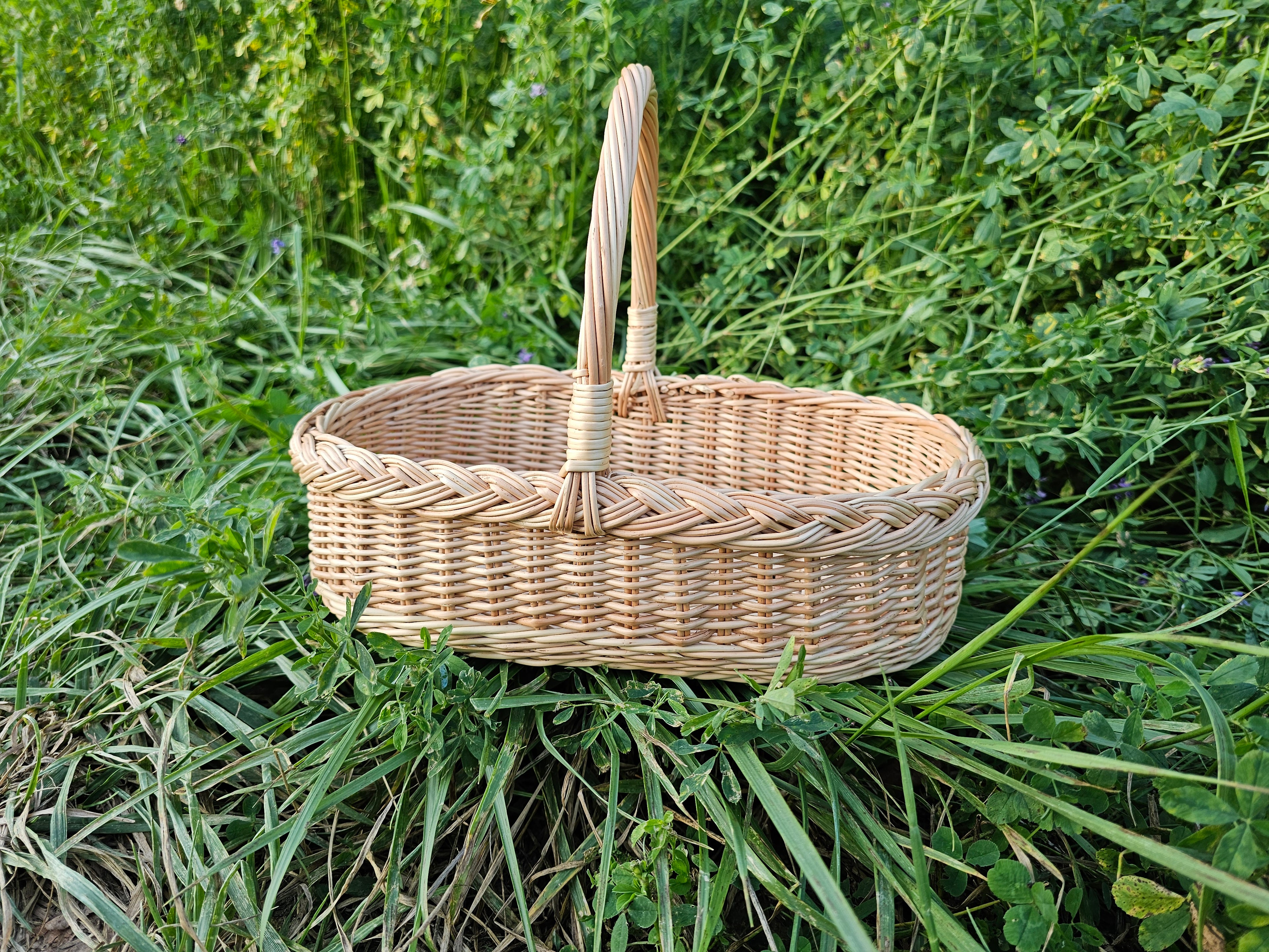 Wicker basket 002r