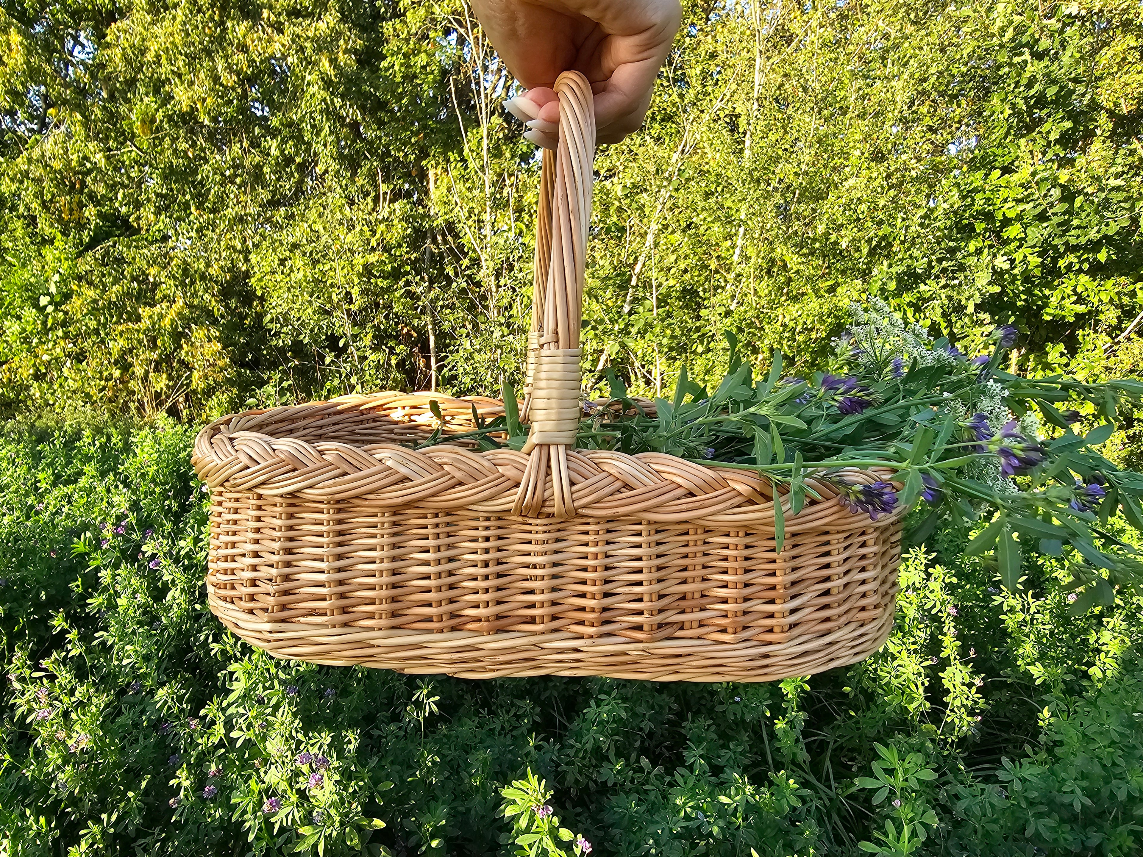 Wicker basket 002r