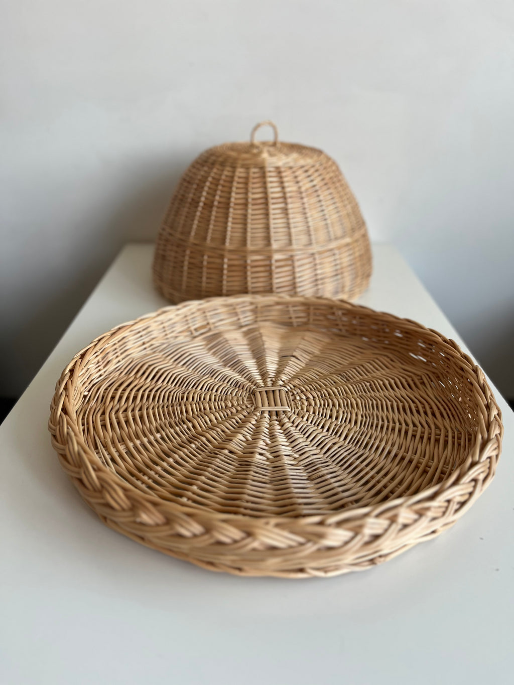 Wicker food cover 007b