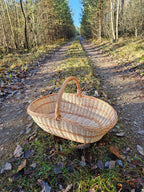 Large wicker basket 004b - NaturelyWoven wicker - handmade