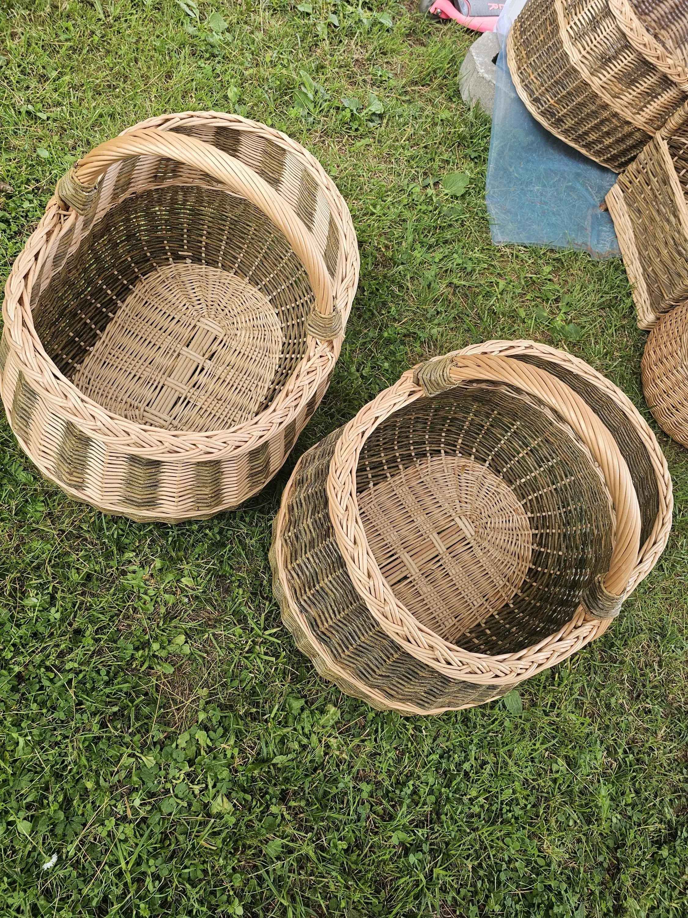 Large wicker basket 047b - NaturelyWoven wicker - handmade