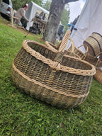 Large wicker basket 047b - NaturelyWoven wicker - handmade