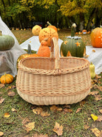 Large wicker basket 047b - NaturelyWoven wicker - handmade
