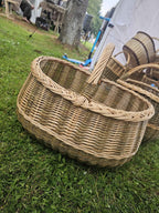 Large wicker basket 047b - NaturelyWoven wicker - handmade
