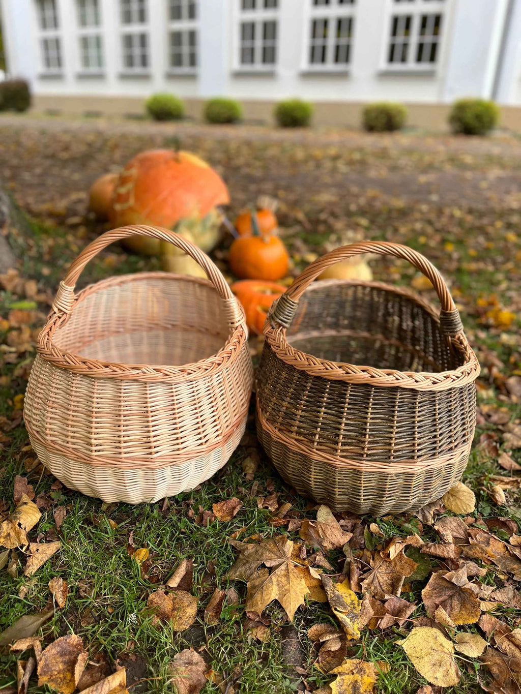 Large wicker basket 047b - NaturelyWoven wicker - handmade