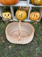 Large wicker basket 047b - NaturelyWoven wicker - handmade