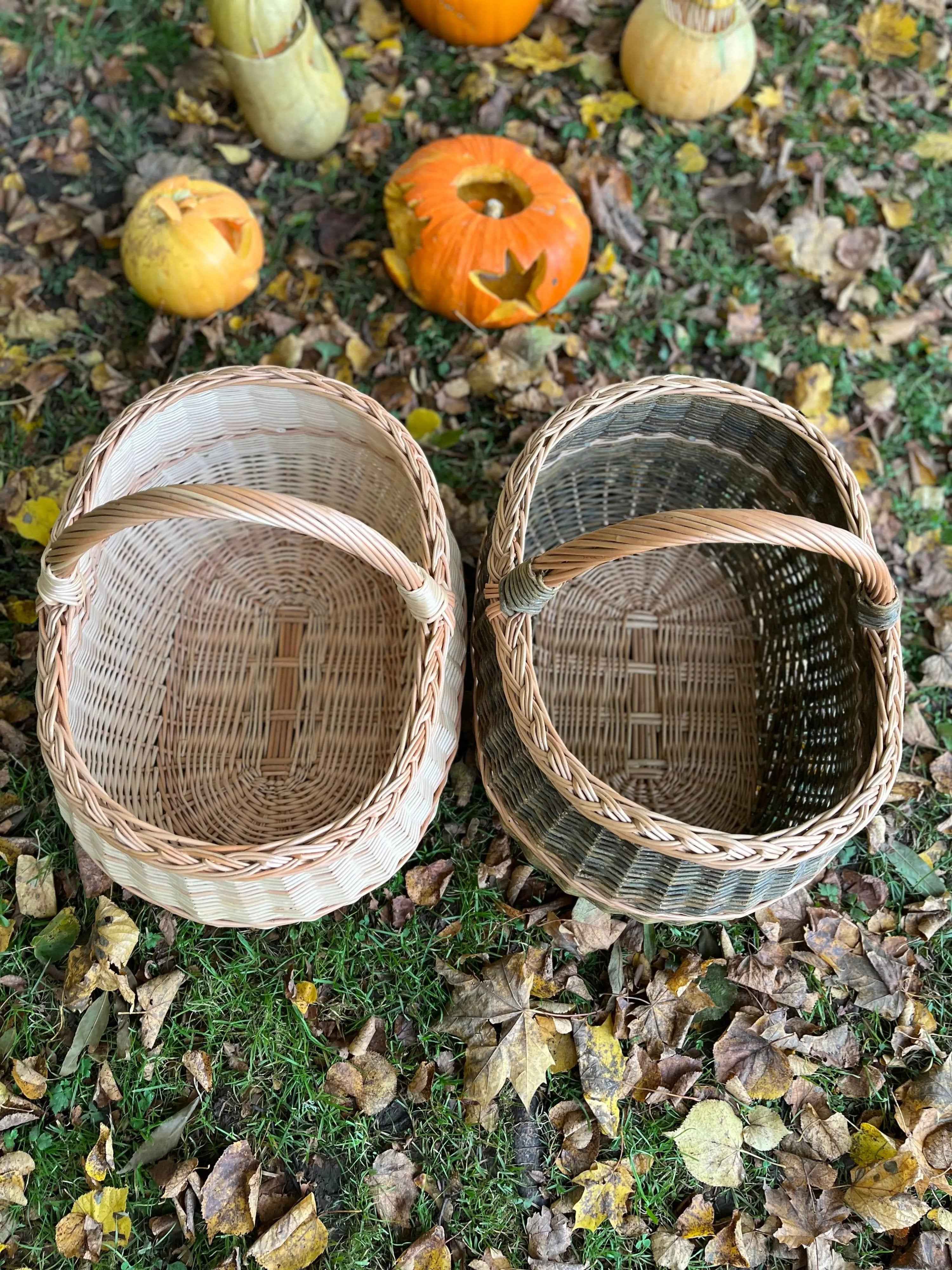 Large wicker basket 047b - NaturelyWoven wicker - handmade
