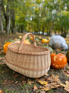 Large wicker basket 047b - NaturelyWoven wicker - handmade