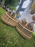 Large wicker basket 047b - NaturelyWoven wicker - handmade