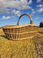 Large wicker basket 004b - NaturelyWoven wicker - handmade