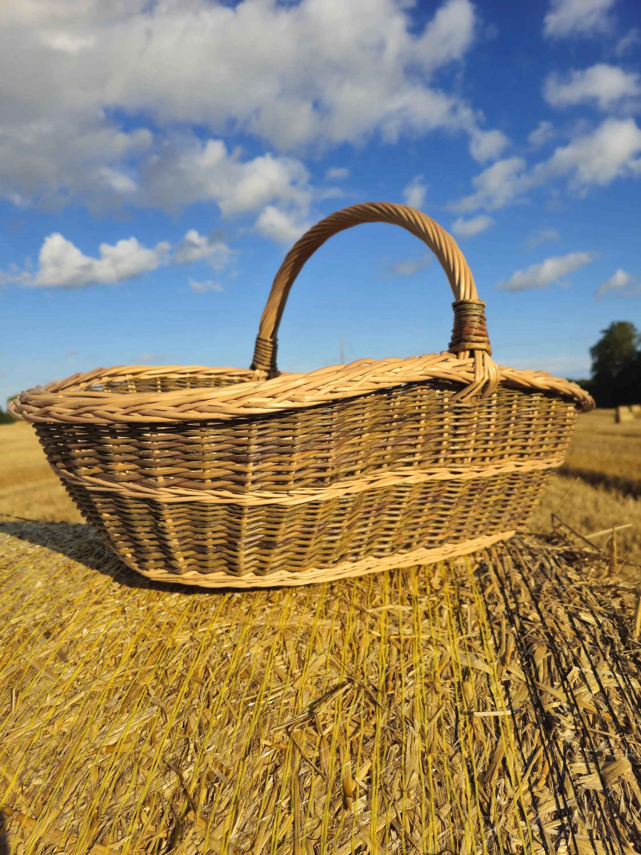 Extra Large Wicker Basket, handwoven from Lithuanian willow