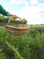 Large wicker basket 004b - NaturelyWoven wicker - handmade
