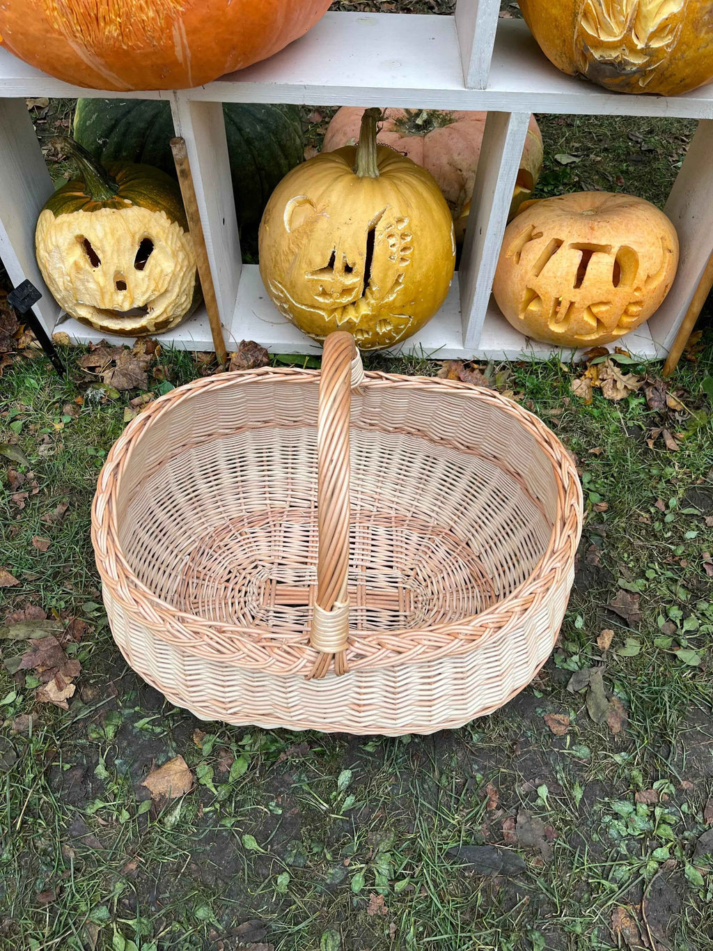 Extra Large Wicker Storage Basket — wicker basket, view 12