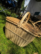 Wicker picnic basket 048b - NaturelyWoven wicker - handmade