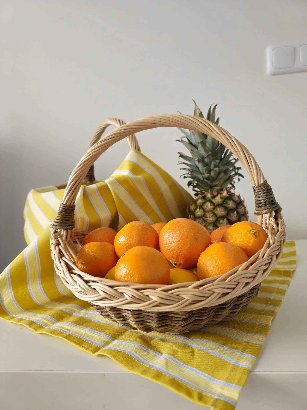 Wicker tray 024b - NaturelyWoven wicker - handmade