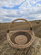 Wicker tray 024b - NaturelyWoven wicker - handmade
