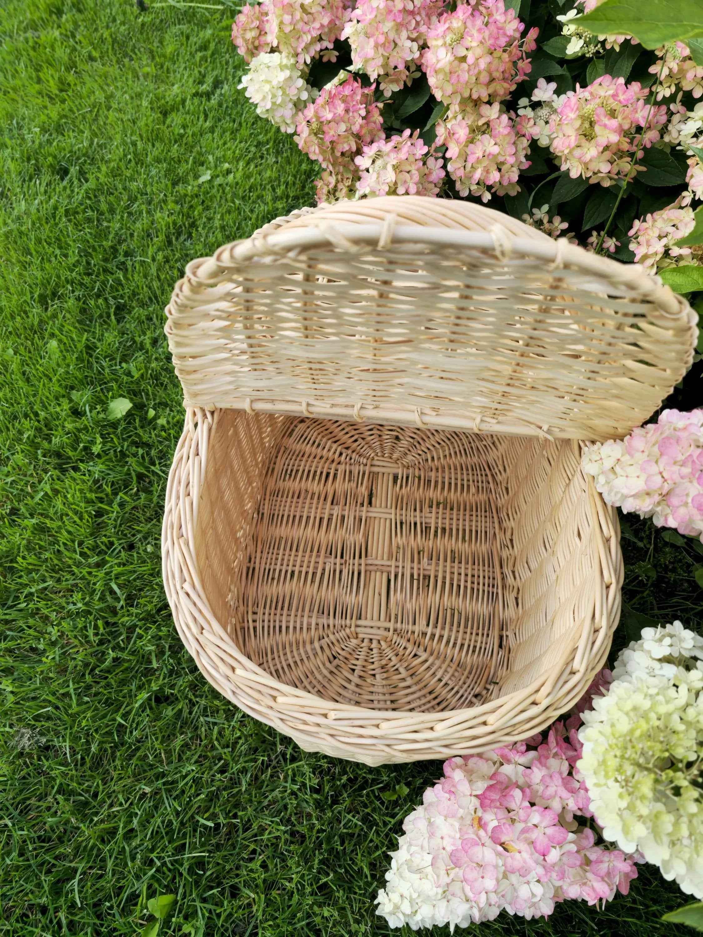 Picnic basket 011b - NaturelyWoven wicker - handmade