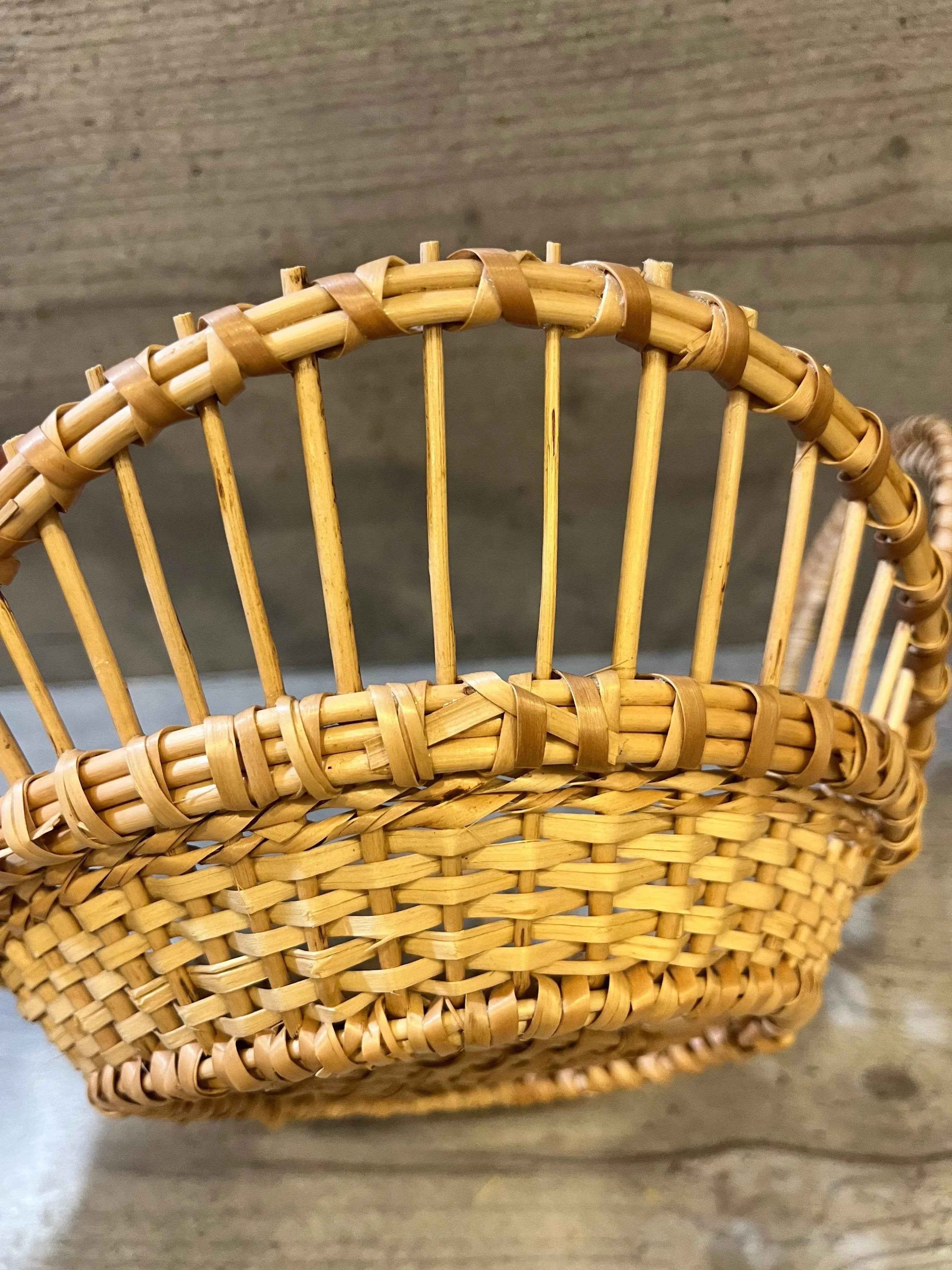 Wicker tray 004r - NaturelyWoven wicker - handmade
