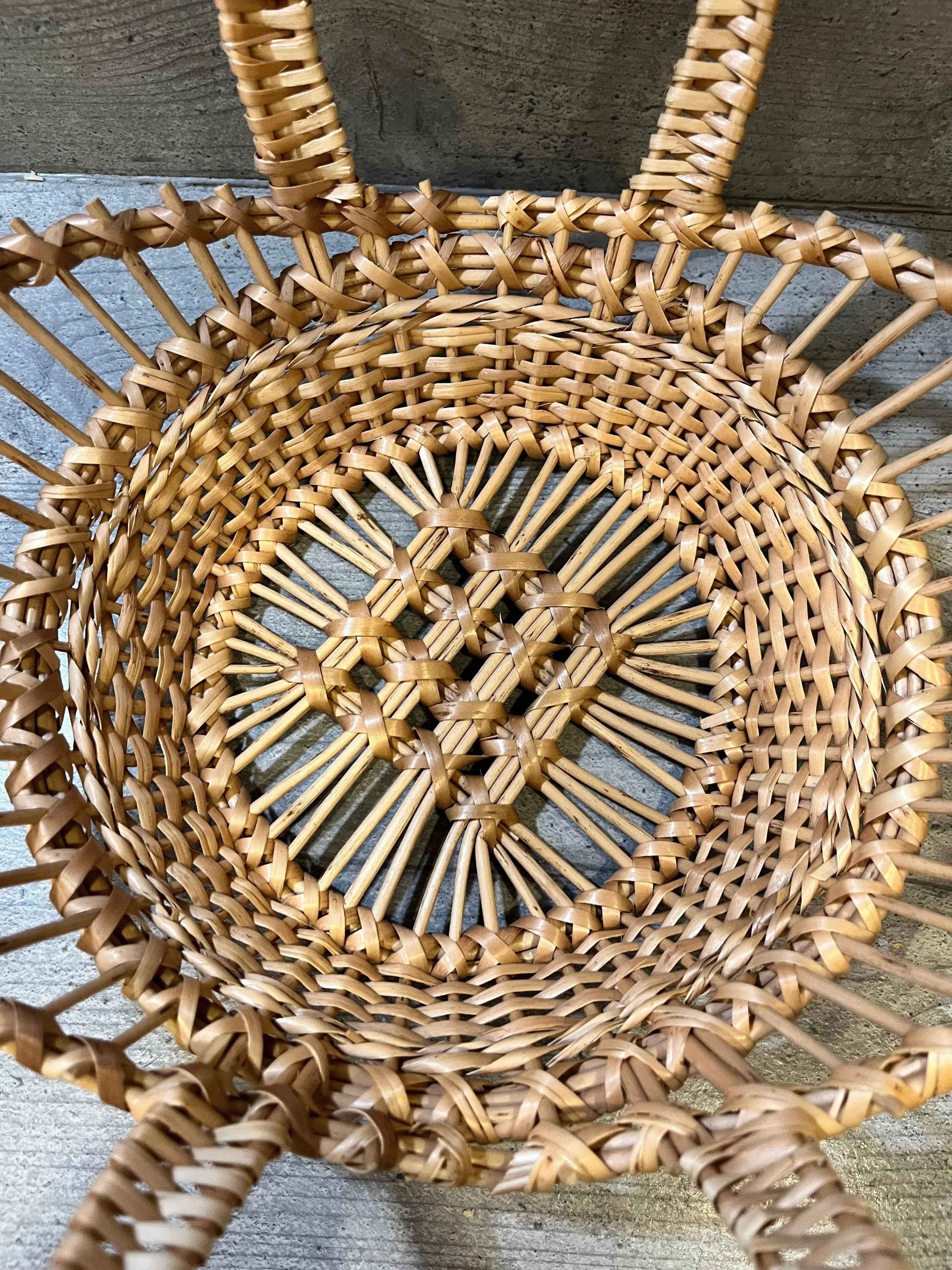 Wicker tray 004r - NaturelyWoven wicker - handmade