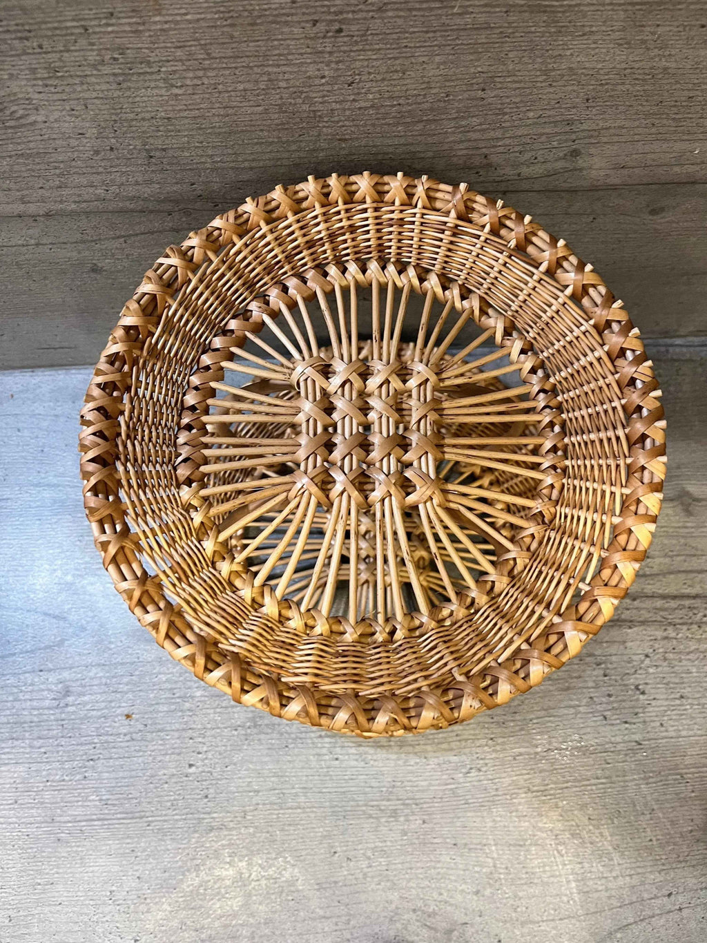 Wicker tray 003r - NaturelyWoven wicker - handmade