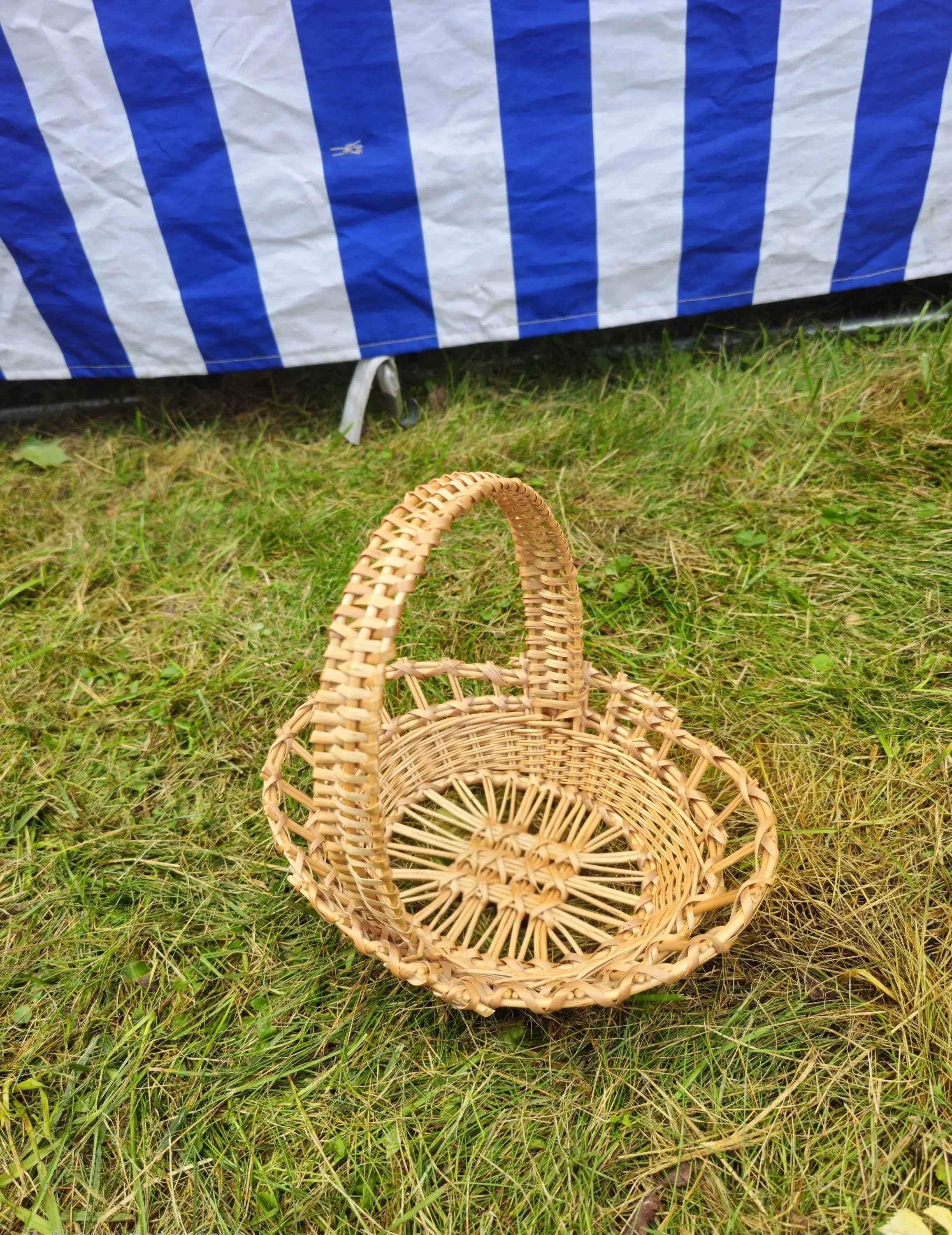 Wicker tray 005r - NaturelyWoven wicker - handmade