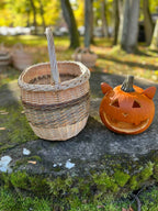 Wicker basket 028b - NaturelyWoven wicker - handmade
