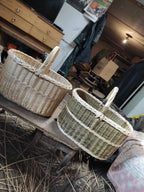 Willow basket 005b - NaturelyWoven wicker - handmade