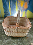 Willow basket 005b - NaturelyWoven wicker - handmade