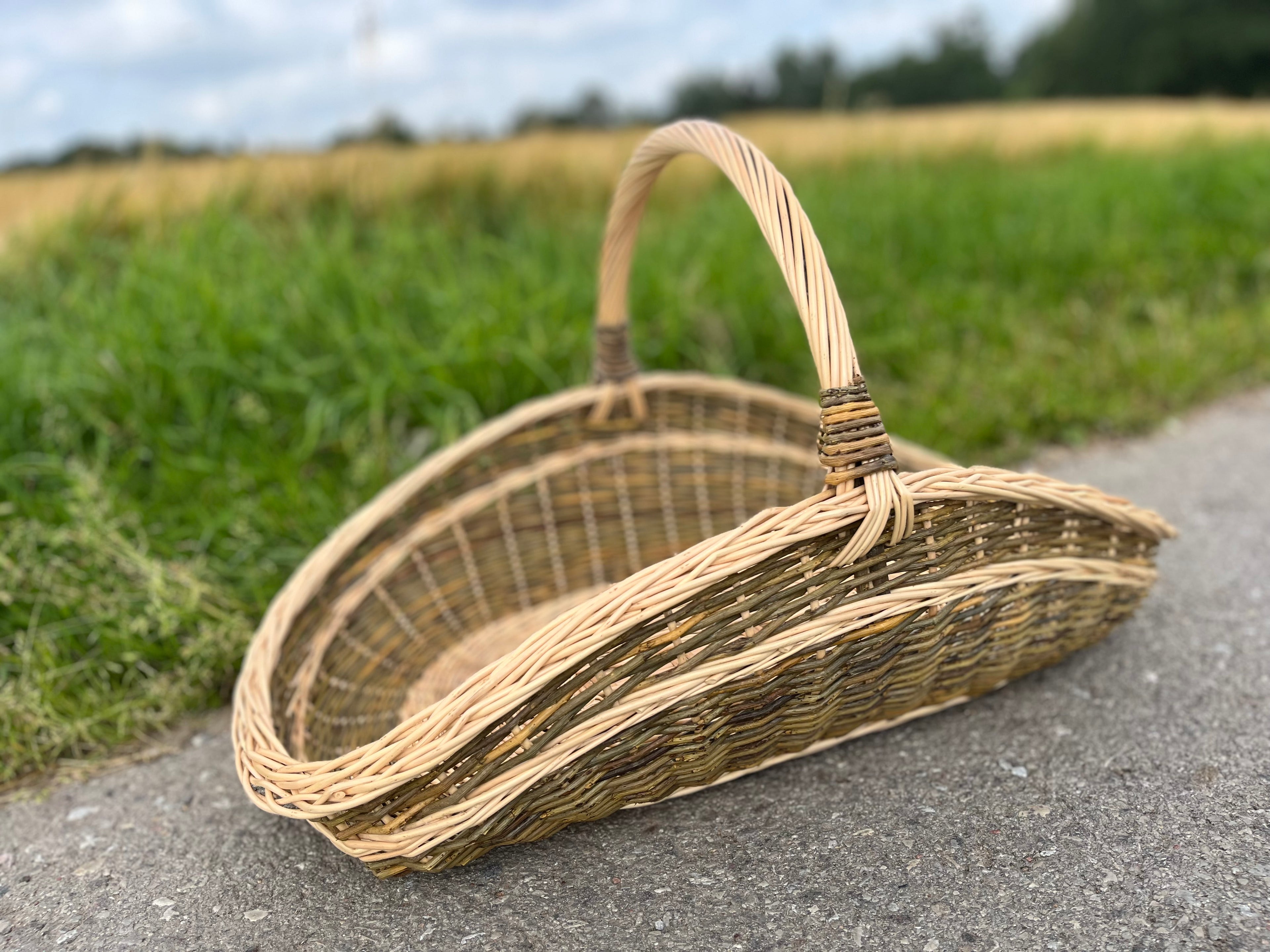Large Wicker Trug 027b-2