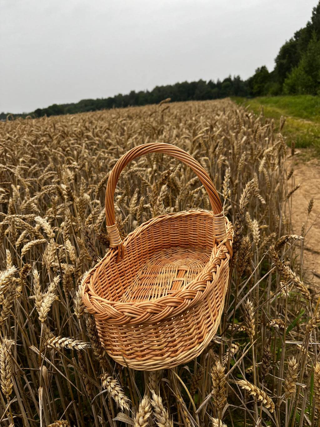 Wicker basket 002r