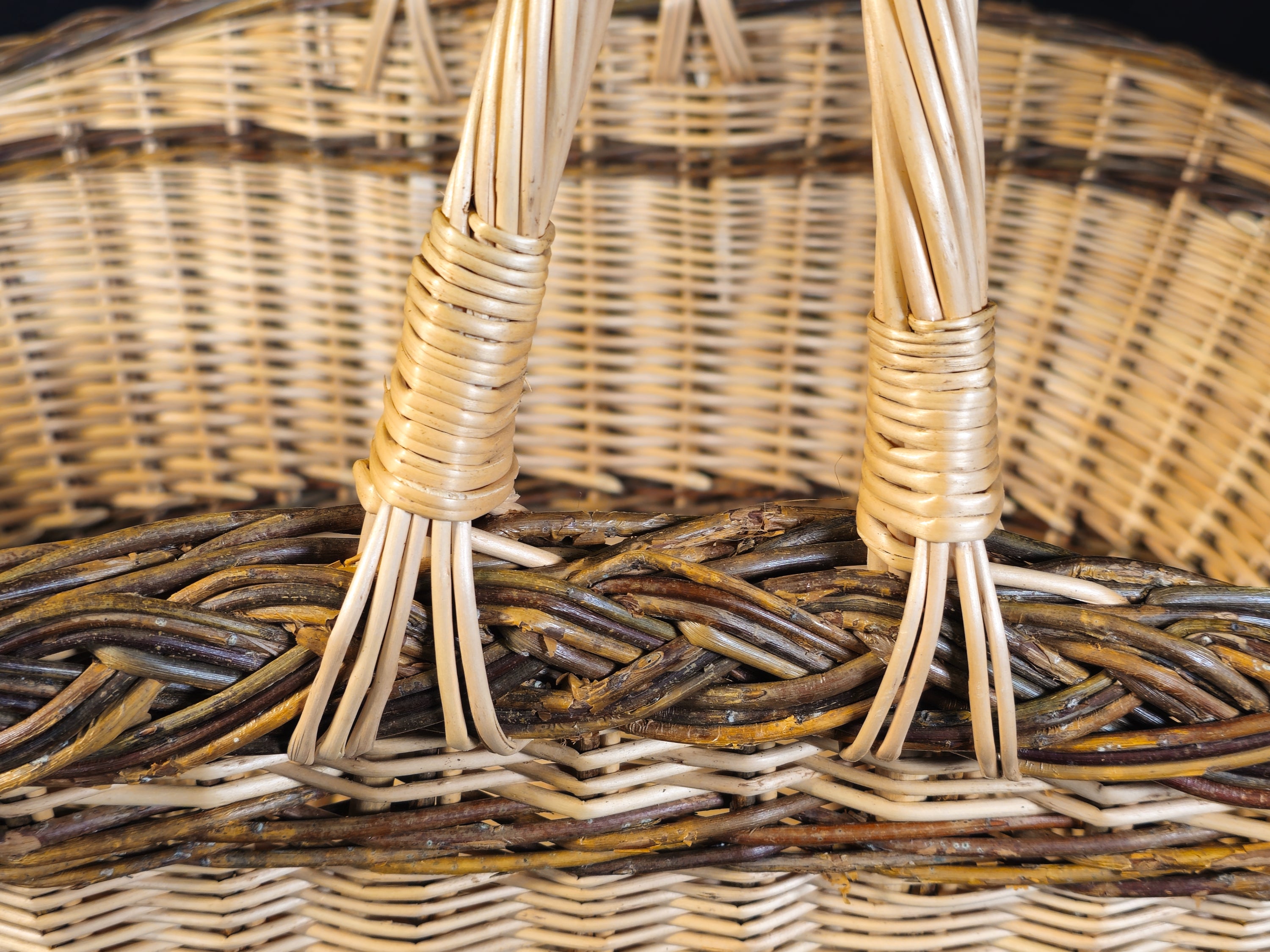 Extra Large Wicker Trug — wicker basket, view 2
