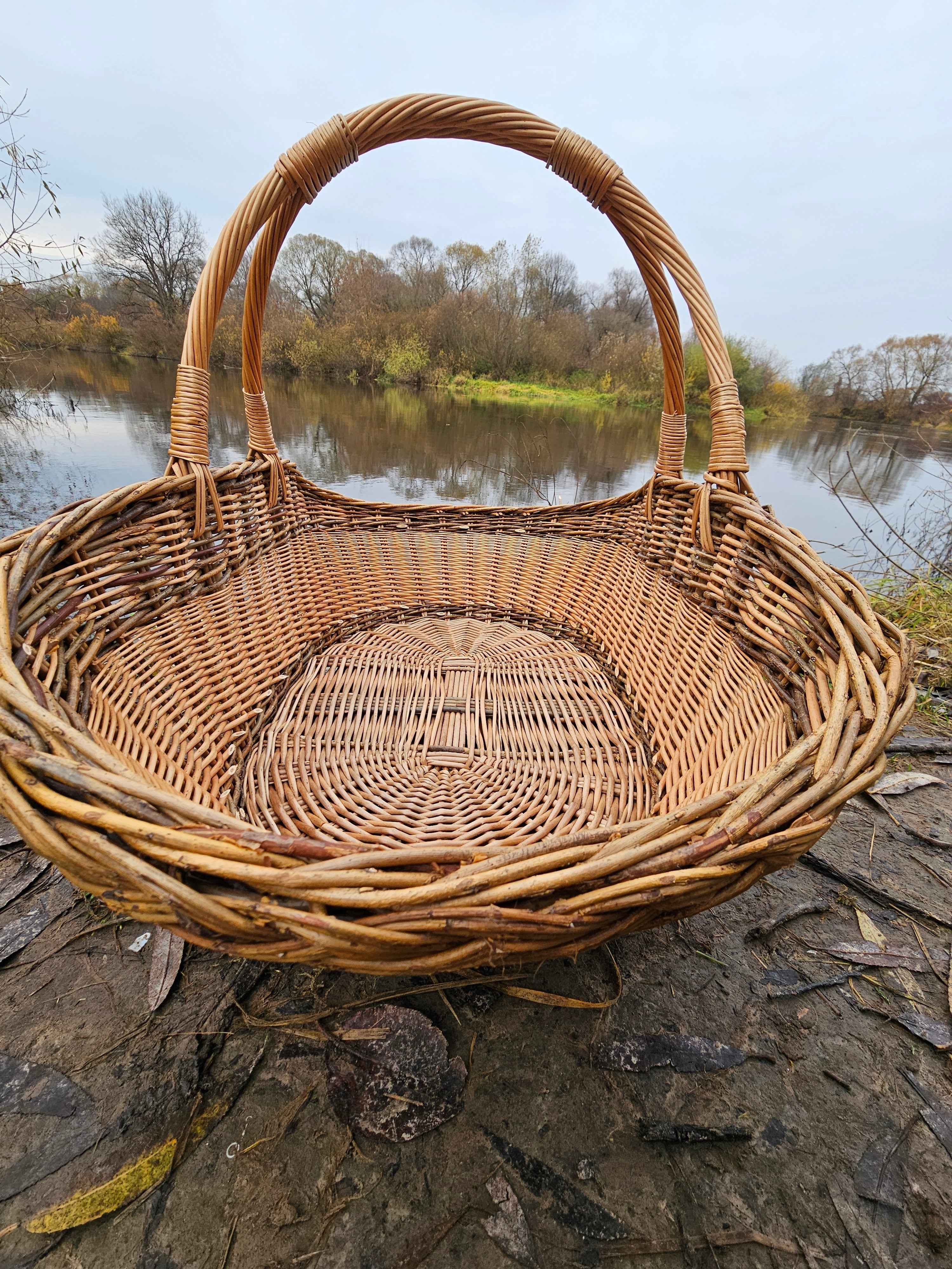 Extra Large Wicker Trug — wicker basket, view 5