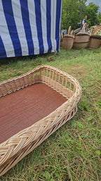 Wicker serving tray 006r