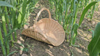 Wicker flower basket 031b