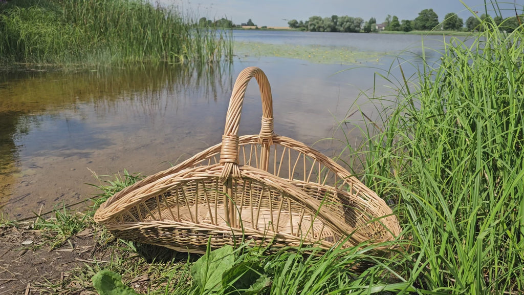 Decorative Wicker Garden Trug 027b-6