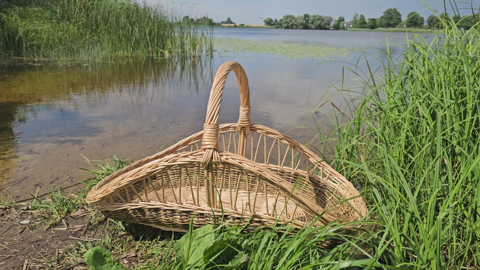 Decorative Wicker Garden Trug 027b-6