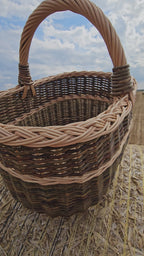 Wicker basket 009b