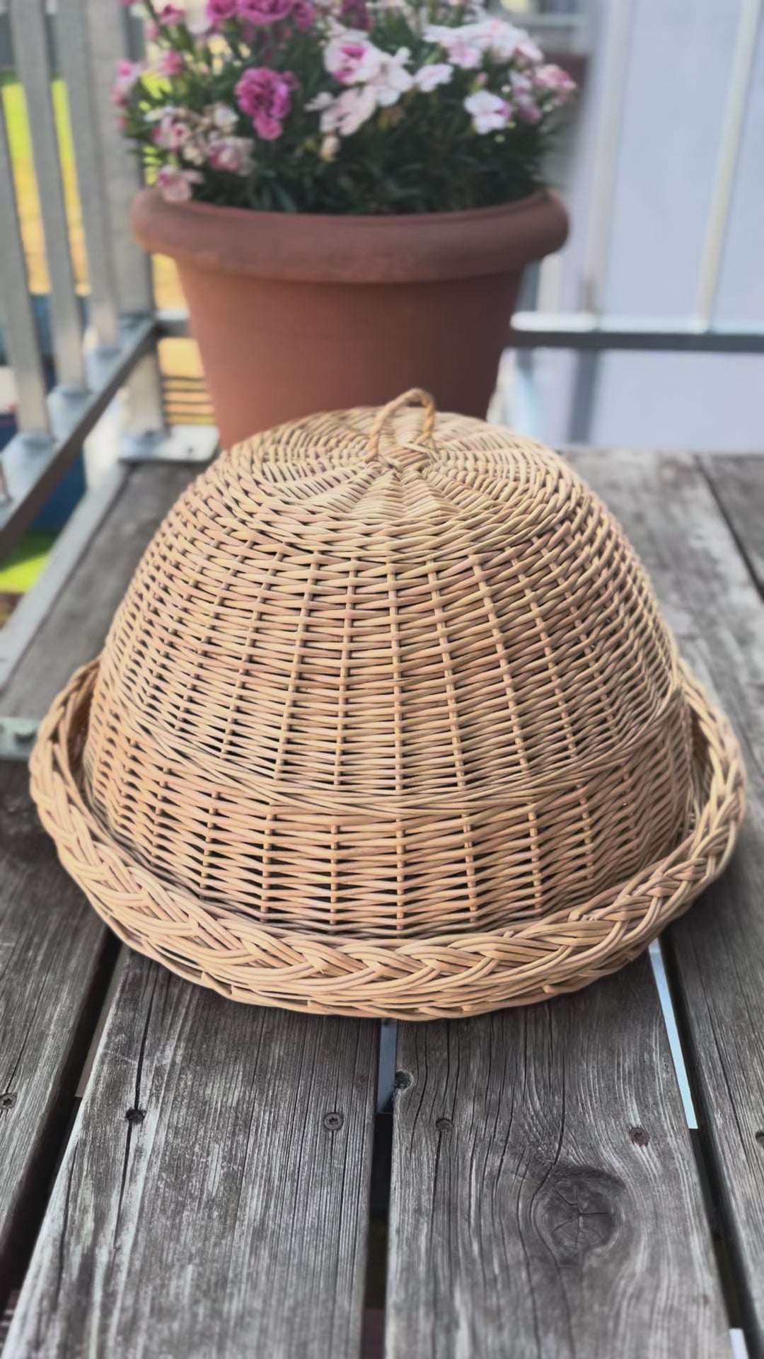 Wicker food cover 007b