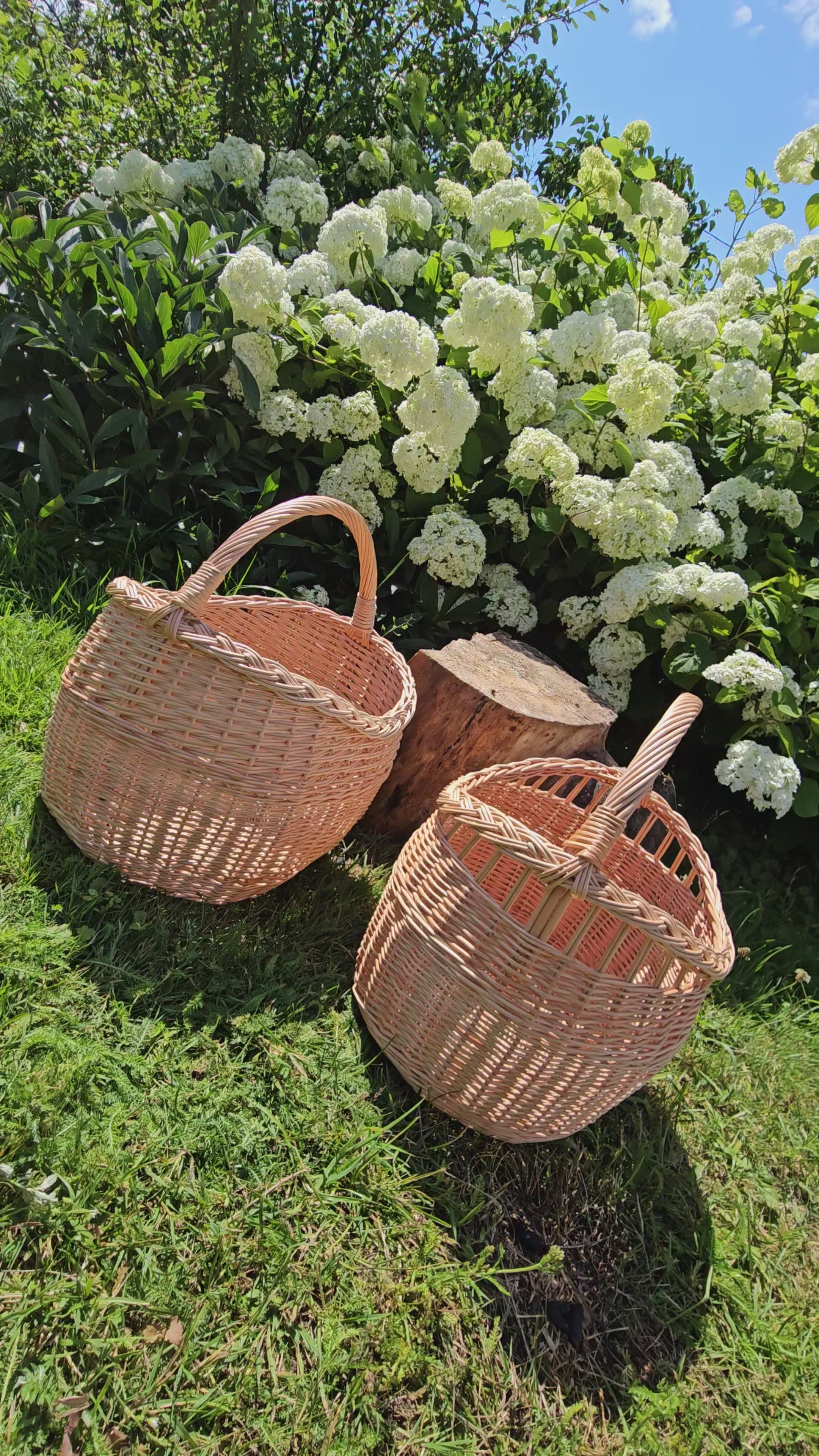 Wicker basket 039b