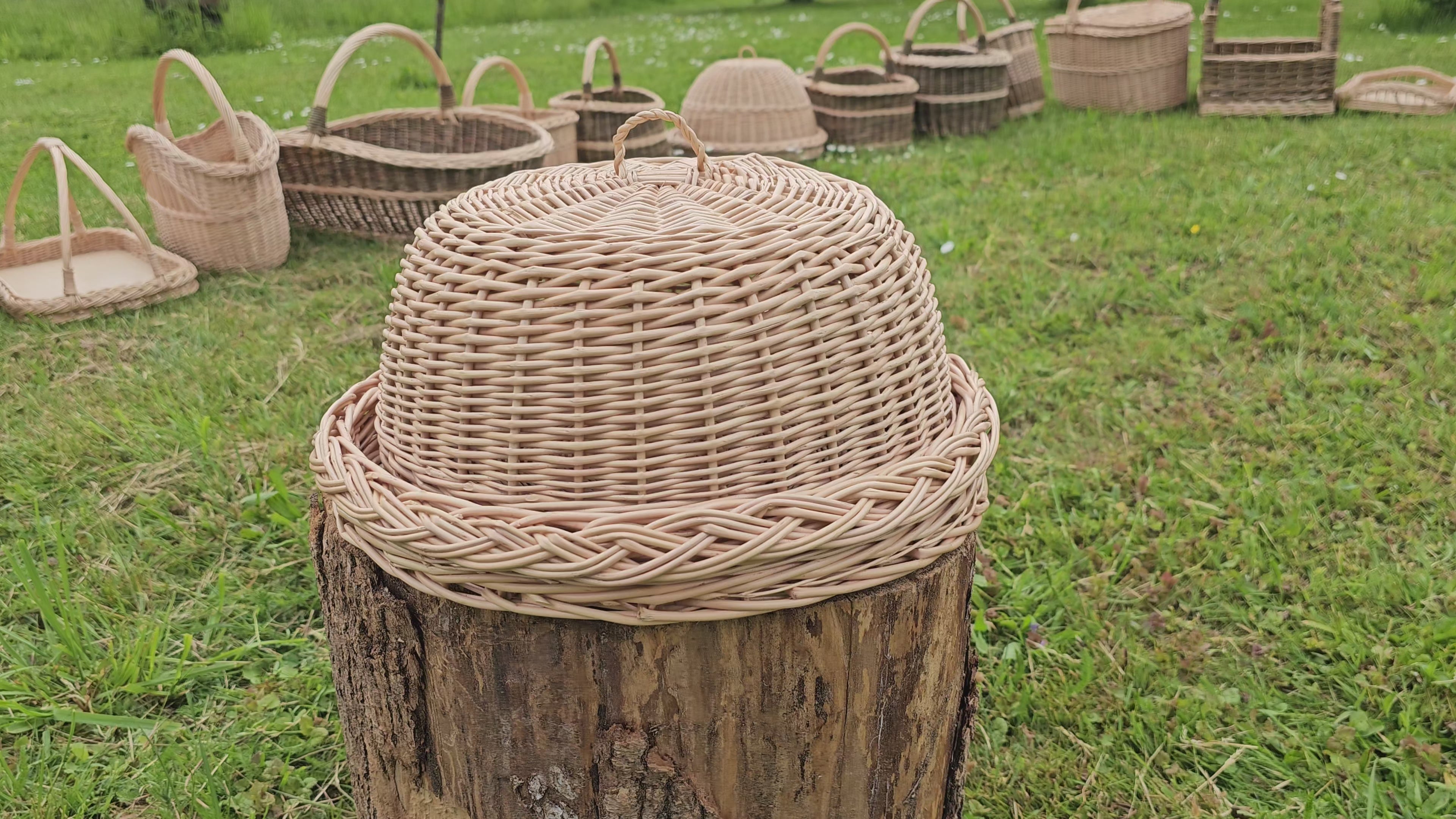 Wicker food cover 017b