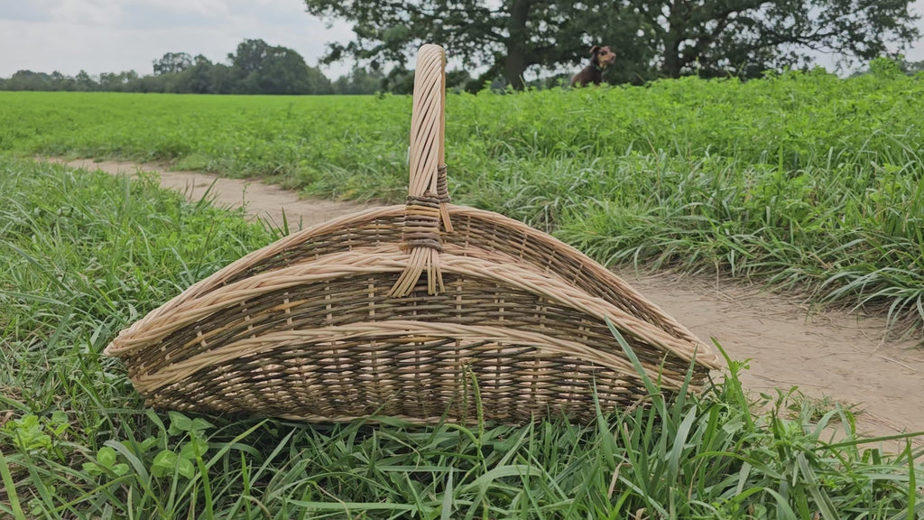 Large wicker basket 027b-1