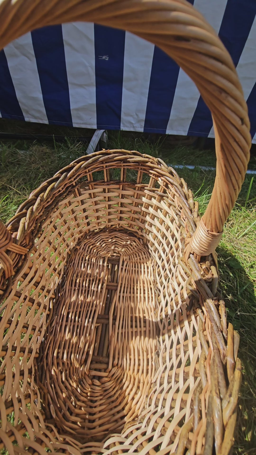 Wicker basket 009r