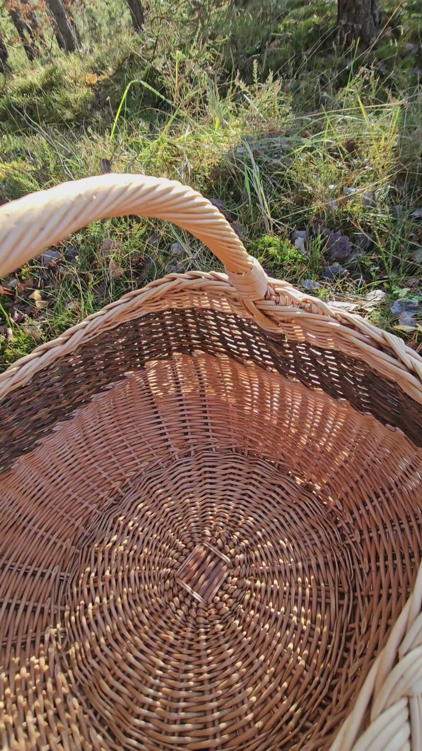 Wicker basket 017r