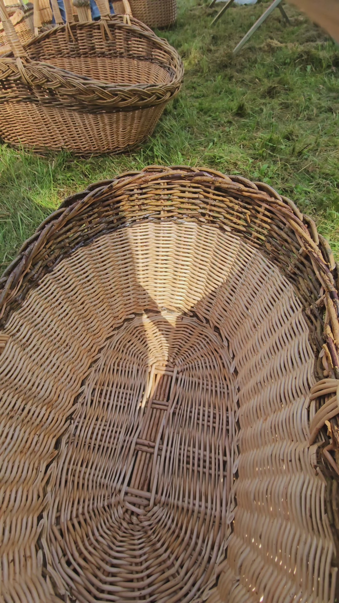 Wicker basket 028r