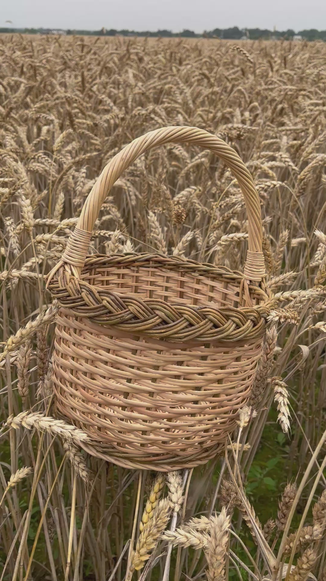 Wicker basket 008r