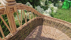 Decorative Wicker Garden Trug 027b-6